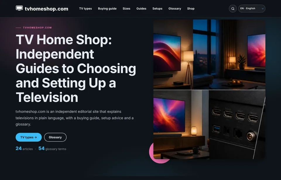 Home page of tvhomeshop.com